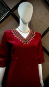 FF Roman Silk Straight Cut Designer Kurtis Catalog